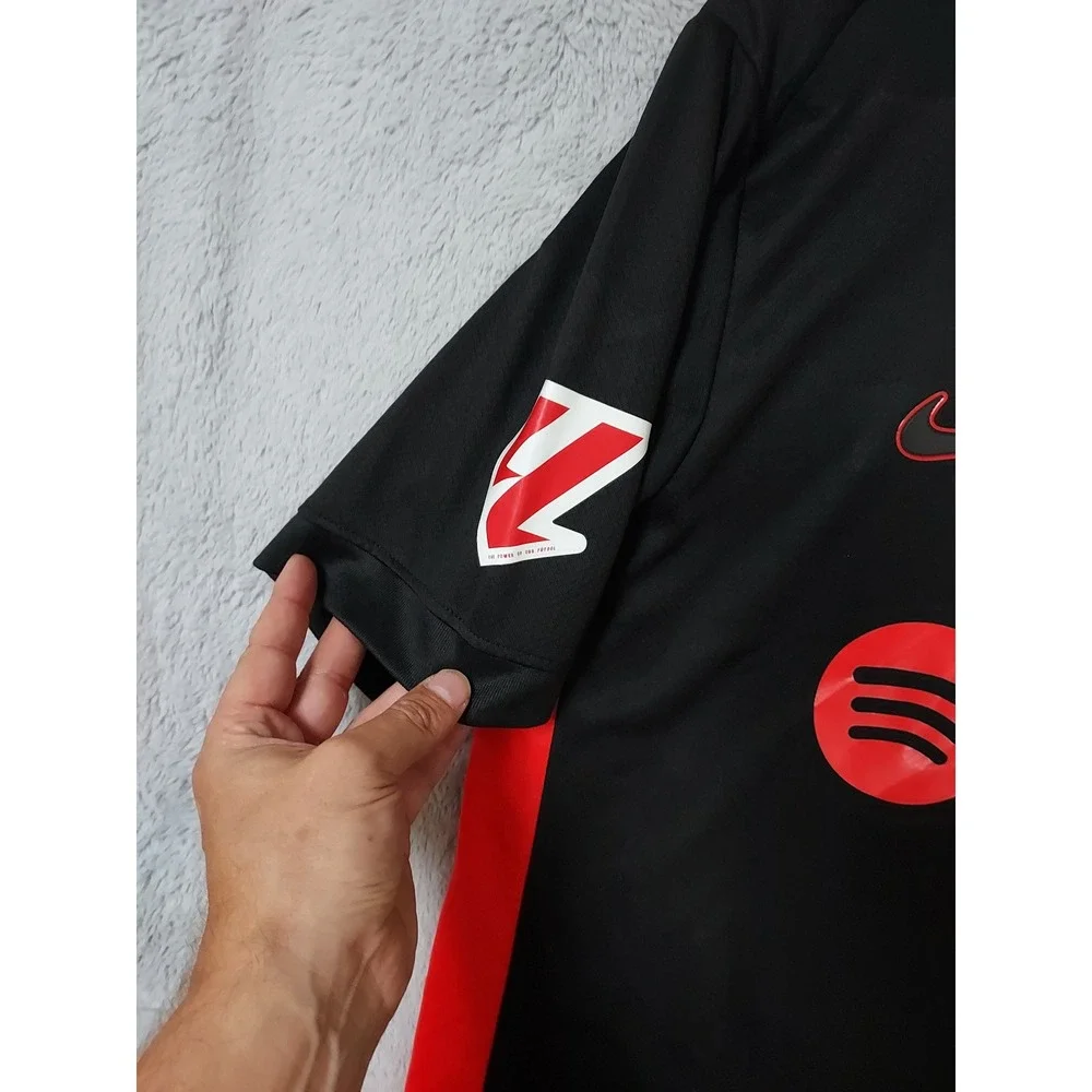 FC Barcelona Jersey Mens Medium Lamine Yamal 19 FCB Soccer Black 2024-25 Away M